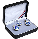 US Air Force Cuff Links And Tie Bar In Presentation Box